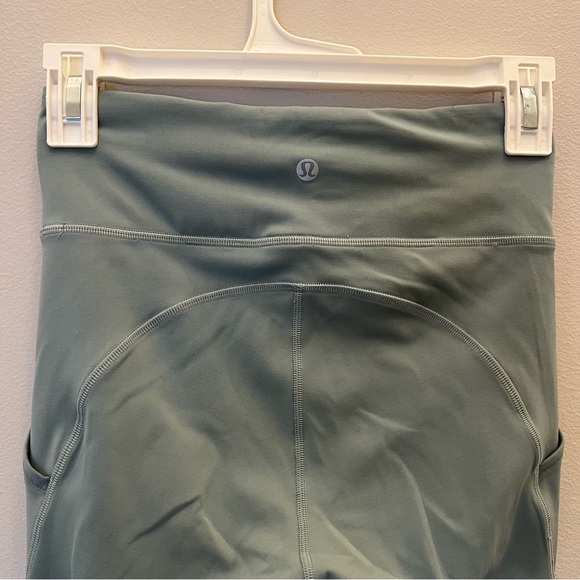 Lululemon Invigorate High-Rise Tight 25" Algae Green 4 - Picture 5 of 6